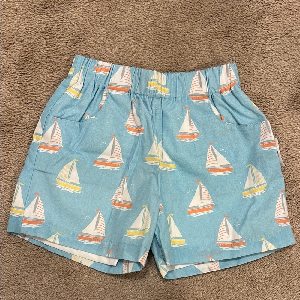Adidas Blue Nautical Print Shorts